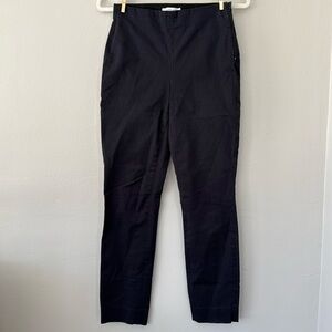 Everlane Stretch Cotton Slim Side Zip Ankle Pants
